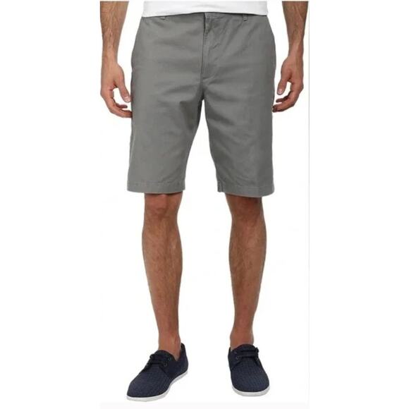 Dockers Other - Dockers Perfect Gray 100% Cotton Twill Chino Shorts Mens Size 40 x 10 Neutral